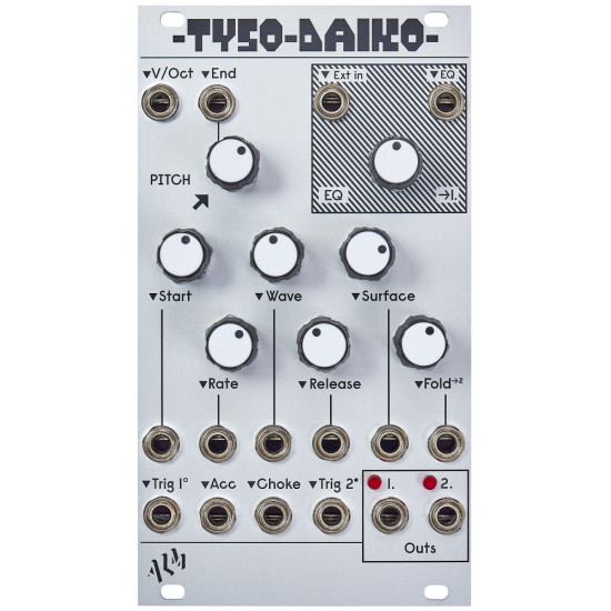 鍵盤楽器 ALM Busy Circuits / Tyso Daiko ALM Tyso Daiko, dual 12-bit digital wavetable drum voice